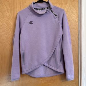 Umbro Lavender Asymmetrical Pullover Sweater- Girl Size L (10/12)!!!